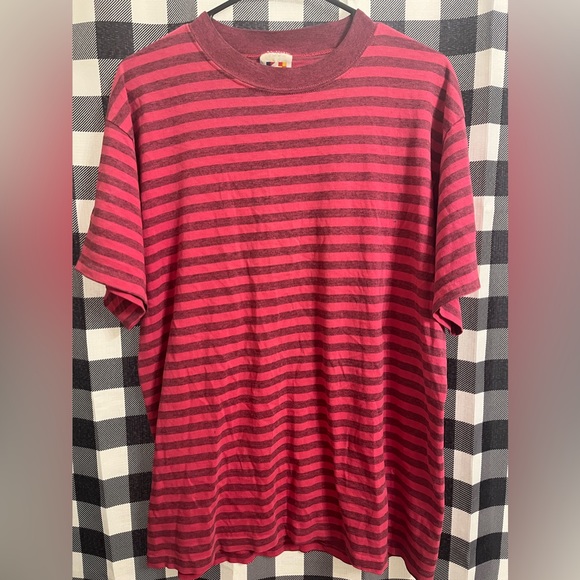 Pink striped T Shirt - Picture 1 of 3